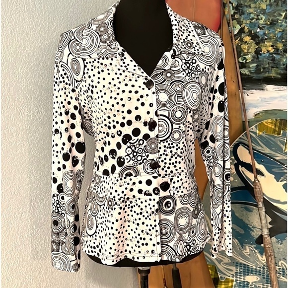 VTG Kokomo,SUCH a Cool Piece,Lightly Sequined 1970’s Disco,Avant Garde,Size M - Picture 9 of 11